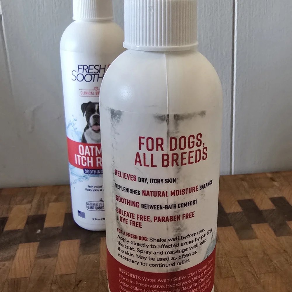 Oatmeal Itch Relief Spray - White - 2 Bottles